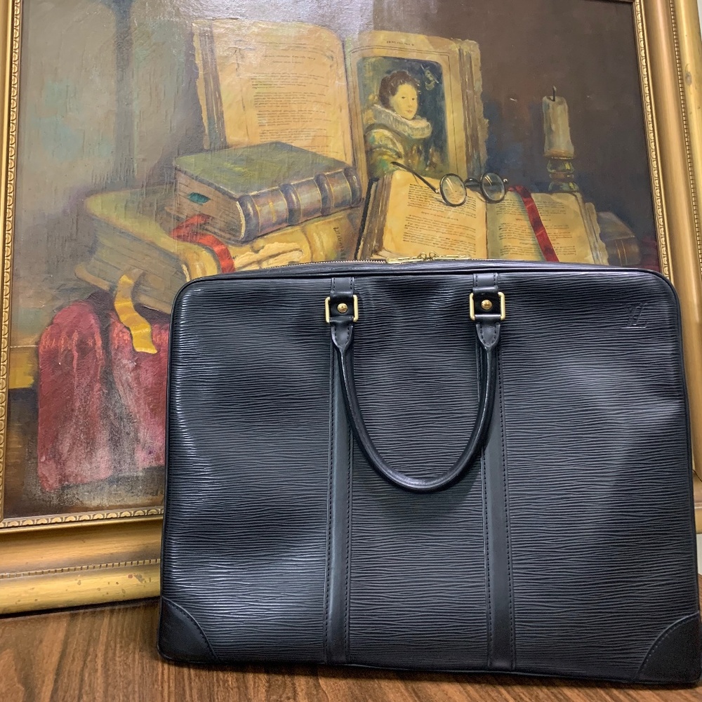 Vintage Louis Vuitton Porte-Documents Voyage Briefcase Epi